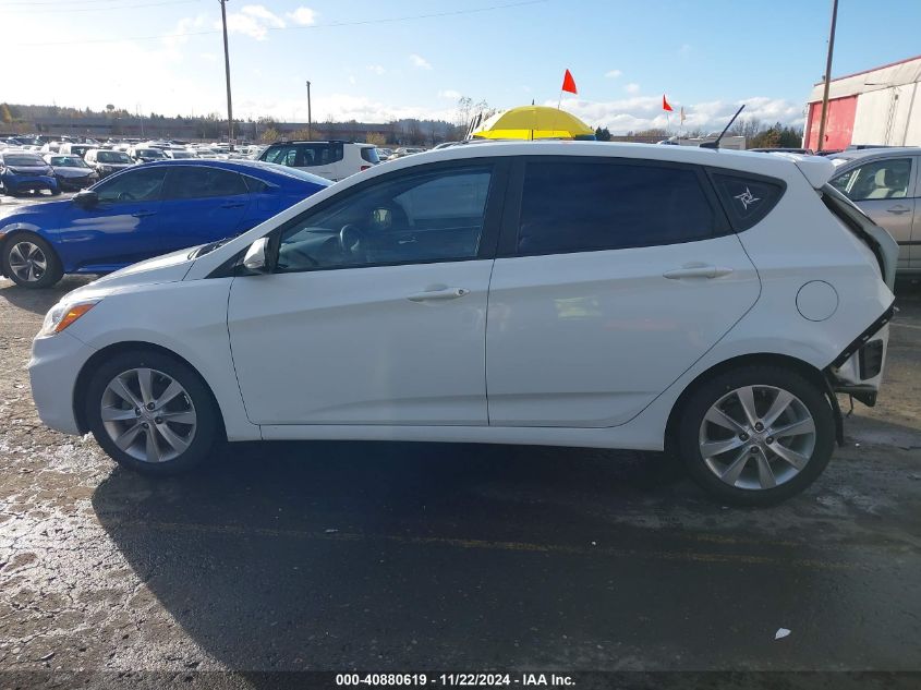 2014 Hyundai Accent Se VIN: KMHCU5AE8EU155741 Lot: 40880619