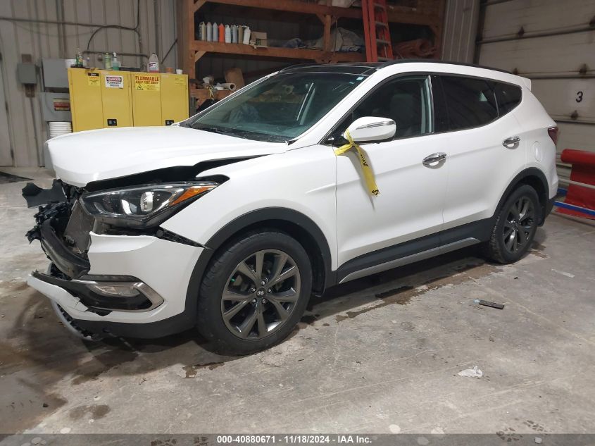 VIN 5XYZWDLAXHG459592 2017 HYUNDAI SANTA FE SPORT no.2