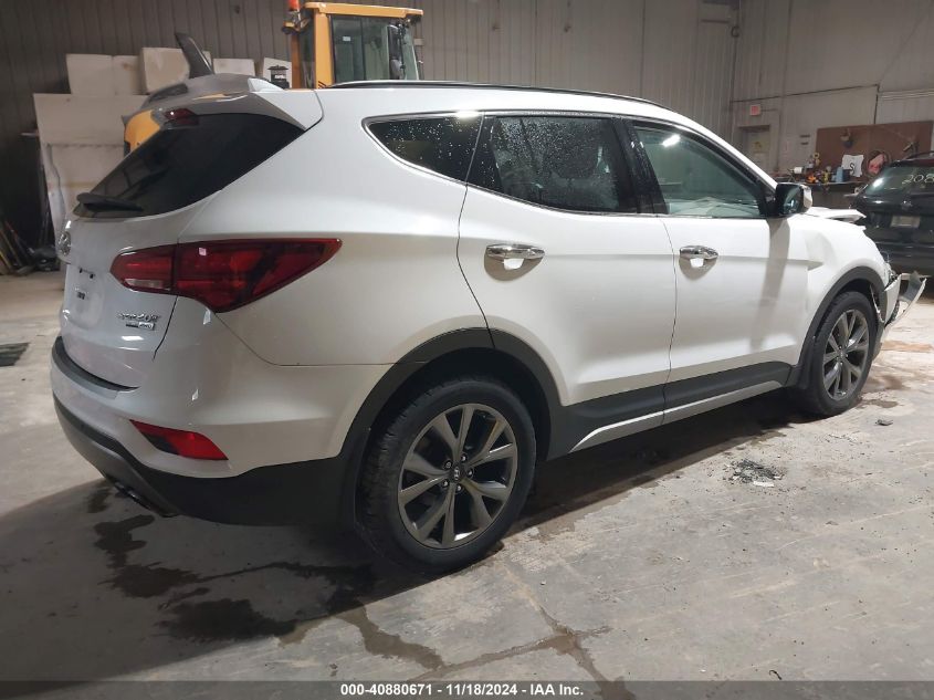 VIN 5XYZWDLAXHG459592 2017 HYUNDAI SANTA FE SPORT no.4