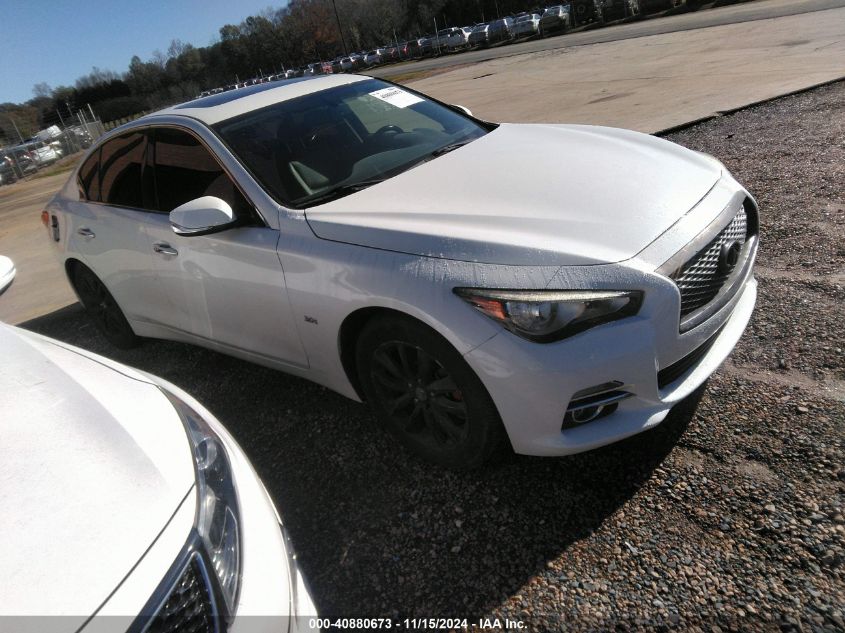 VIN JN1EV7AP0GM303796 2016 Infiniti Q50, 3.0T Premium no.1