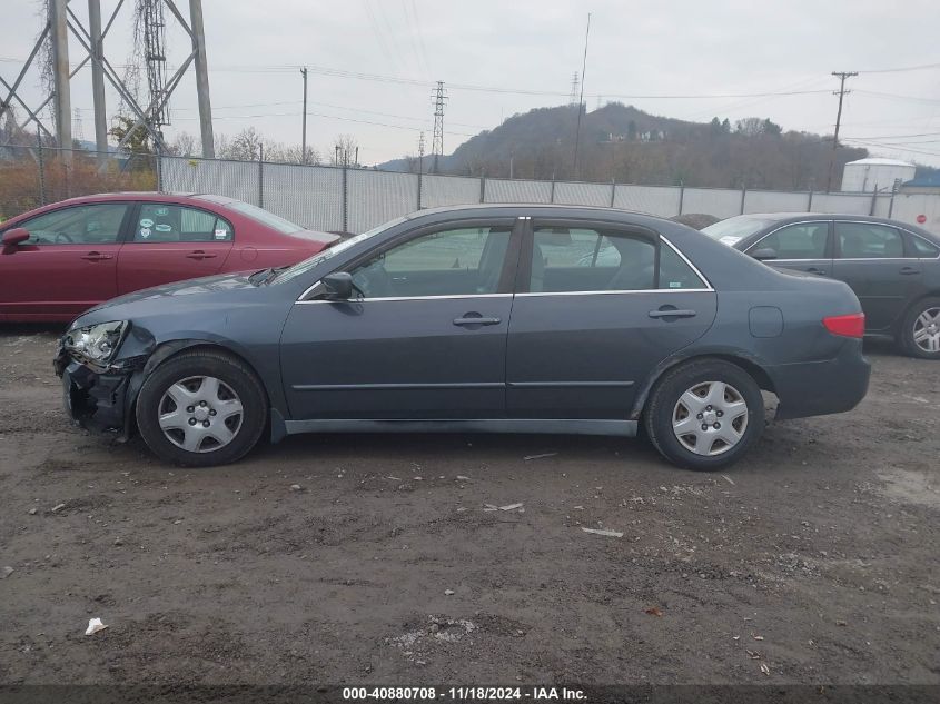 2005 Honda Accord 2.4 Lx VIN: 1HGCM56455A103958 Lot: 40880708