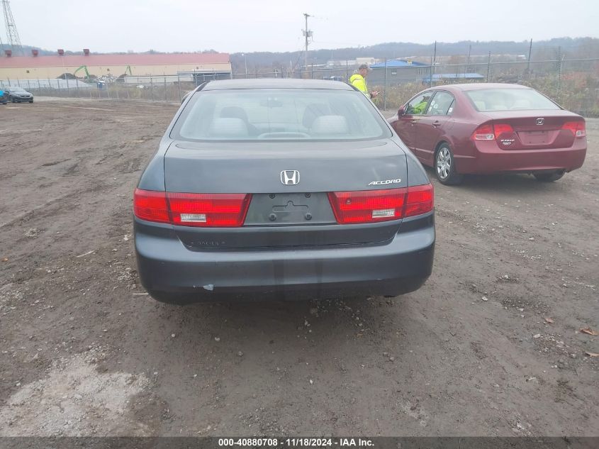 2005 Honda Accord 2.4 Lx VIN: 1HGCM56455A103958 Lot: 40880708