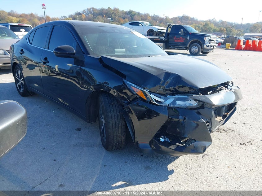 VIN 3N1AB8CV3MY252845 2021 NISSAN SENTRA SV XTRONIC CVT