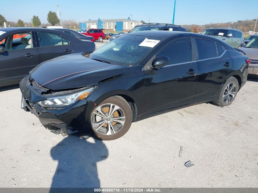VIN 3N1AB8CV3MY252845 2021 NISSAN SENTRA SV XTRONIC CVT