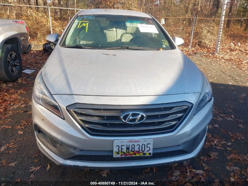 2016 Hyundai Sonata Sport VIN: 5NPE34AF6GH342962 Lot: 40880749