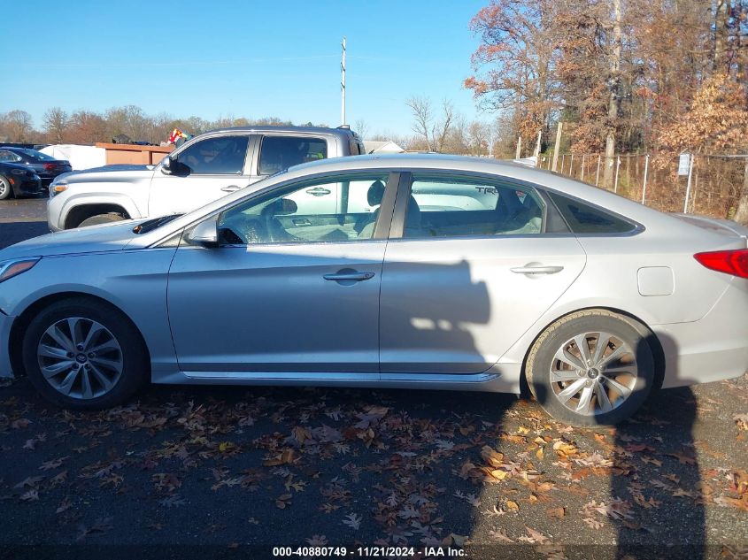 2016 Hyundai Sonata Sport VIN: 5NPE34AF6GH342962 Lot: 40880749