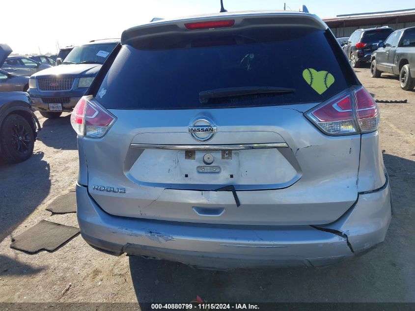 2016 Nissan Rogue S/Sl/Sv VIN: KNMAT2MT5GP693869 Lot: 40880799