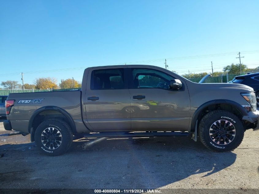 2022 Nissan Titan Pro-4X 4X4 VIN: 1N6AA1ED6NN101067 Lot: 40880804