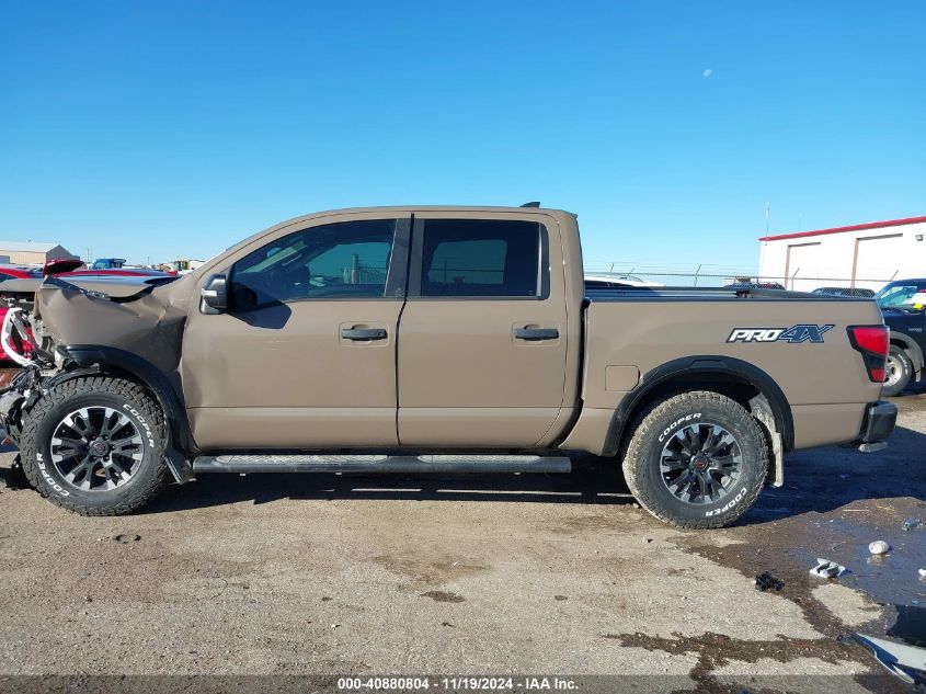 2022 Nissan Titan Pro-4X 4X4 VIN: 1N6AA1ED6NN101067 Lot: 40880804