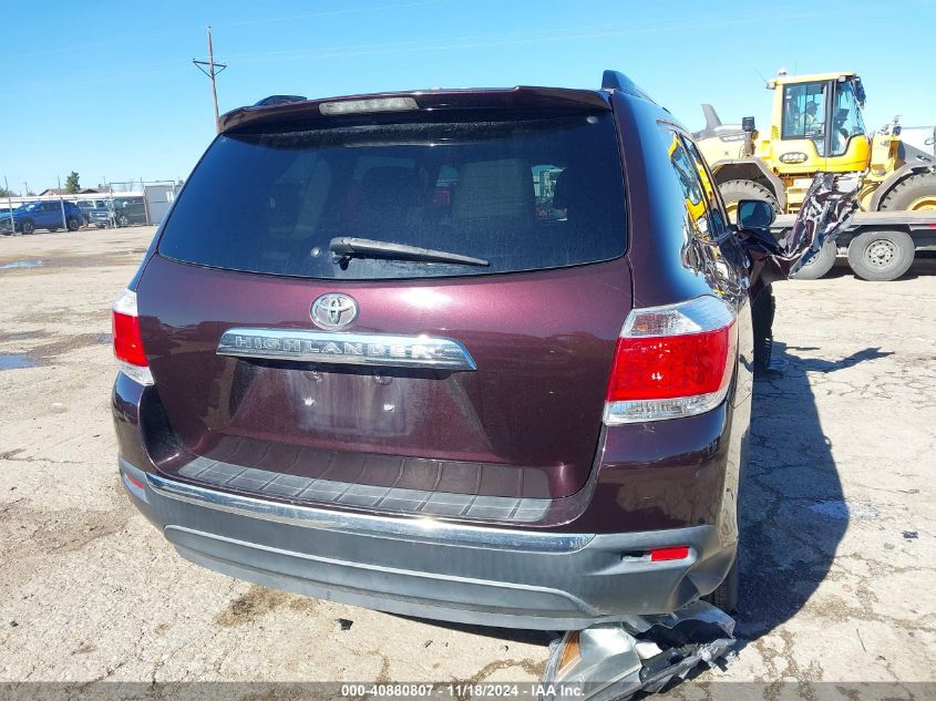 2013 TOYOTA HIGHLANDER LIMITED V6 - 5TDYK3EH9DS124106