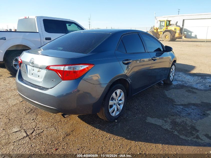 2014 TOYOTA COROLLA LE - 2T1BURHEXEC166038