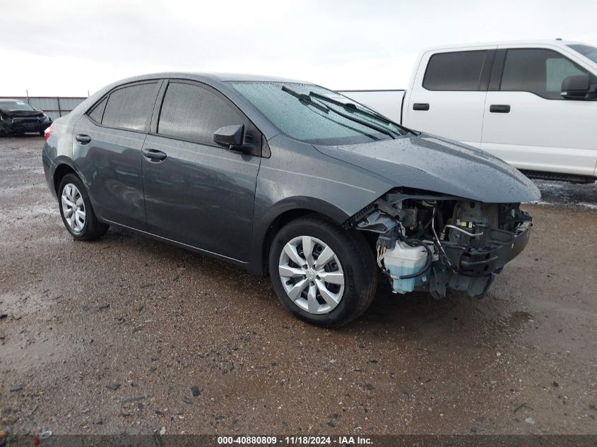 VIN 2T1BURHEXEC166038 2014 Toyota Corolla, LE no.1