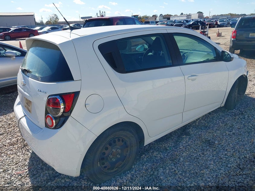 2014 CHEVROLET SONIC VIN: 1G1JA6SH3E4175374