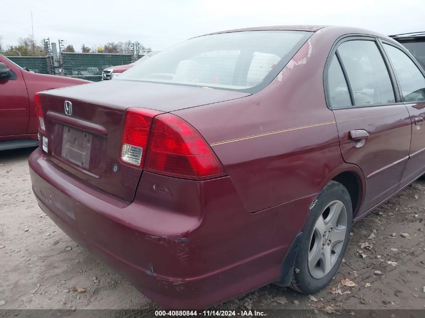 2004 Honda Civic Ex VIN: 2HGES26714H553405 Lot: 40880844