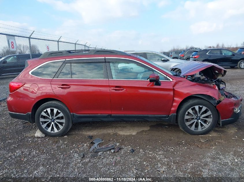 2016 Subaru Outback 2.5I Limited VIN: 4S4BSAJC1G3289685 Lot: 40880862