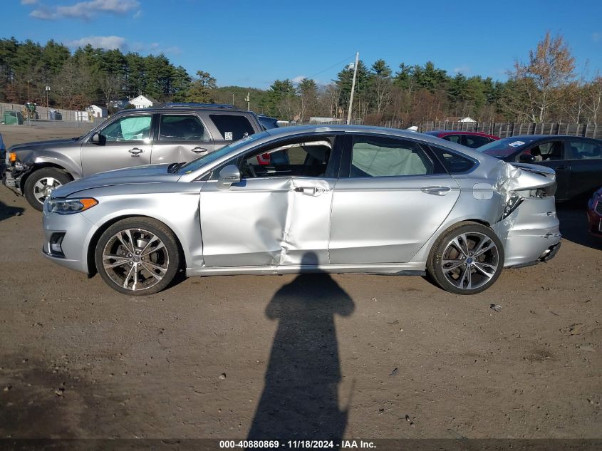 2019 Ford Fusion Titanium VIN: 3FA6P0K97KR269817 Lot: 40880869