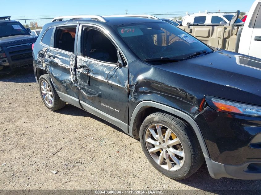 2015 Jeep Cherokee Limited VIN: 1C4PJLDB9FW580119 Lot: 40880894