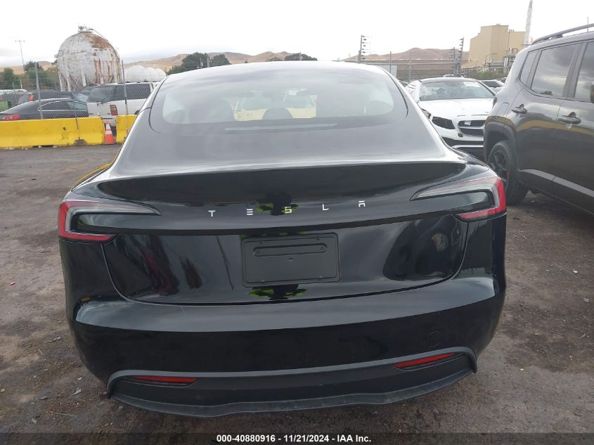 2024 Tesla Model 3 Rear-Wheel Drive VIN: 5YJ3E1EA3RF847289 Lot: 40880916