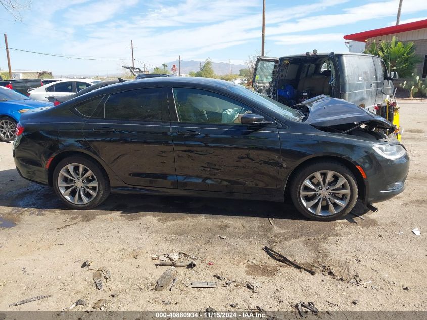 2015 Chrysler 200 S VIN: 1C3CCCBGXFN706733 Lot: 40880934