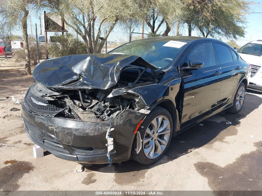 2015 Chrysler 200 S VIN: 1C3CCCBGXFN706733 Lot: 40880934