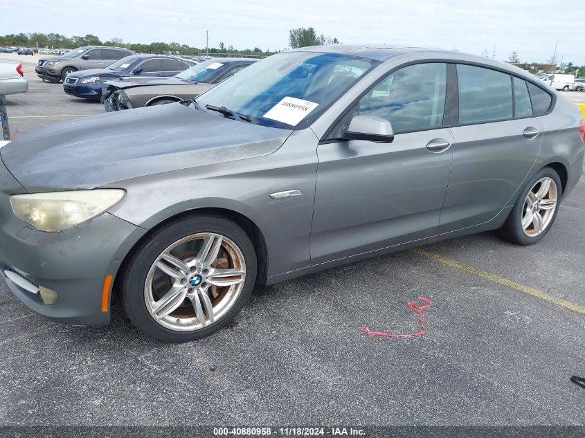 2010 BMW 550I Gran Turismo VIN: WBASN4C58AC209024 Lot: 40880958