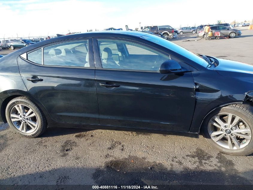 2018 HYUNDAI ELANTRA SEL - 5NPD84LF3JH293706