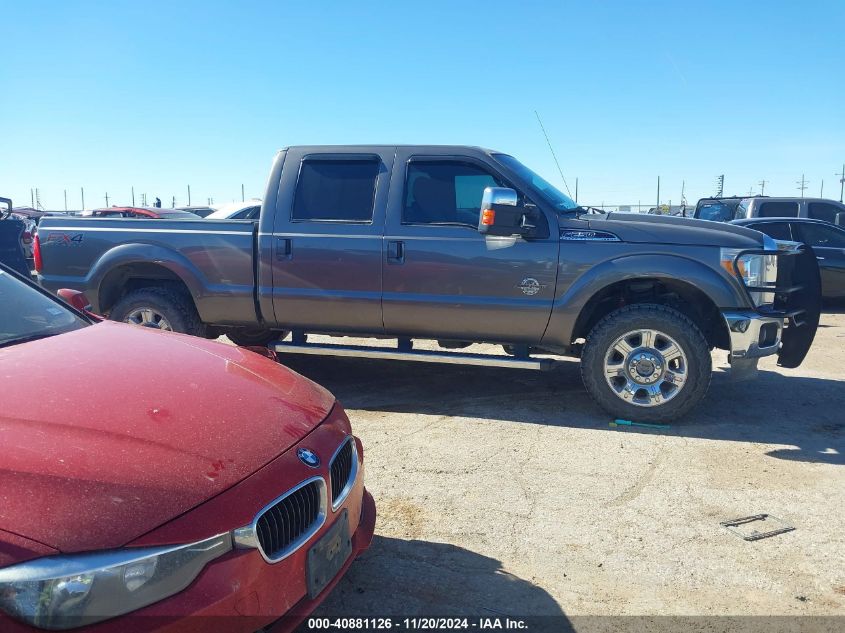 2012 Ford F-250 Lariat VIN: 1FT7W2BT1CED16028 Lot: 40881126