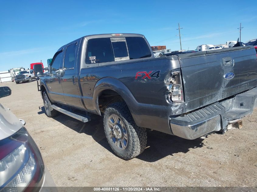 2012 Ford F-250 Lariat VIN: 1FT7W2BT1CED16028 Lot: 40881126