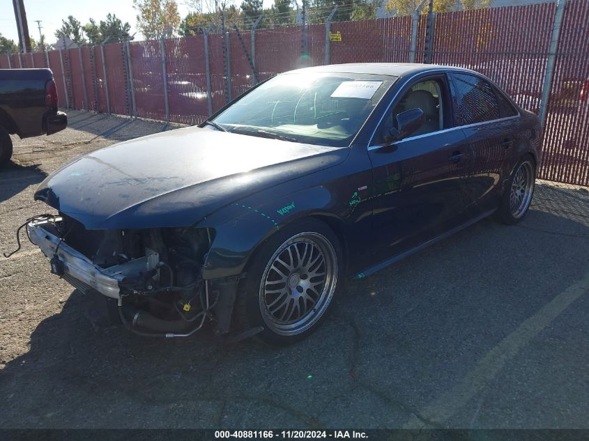 2014 Audi A4 2.0T Premium VIN: WAUAFAFL2EN037116 Lot: 40881166