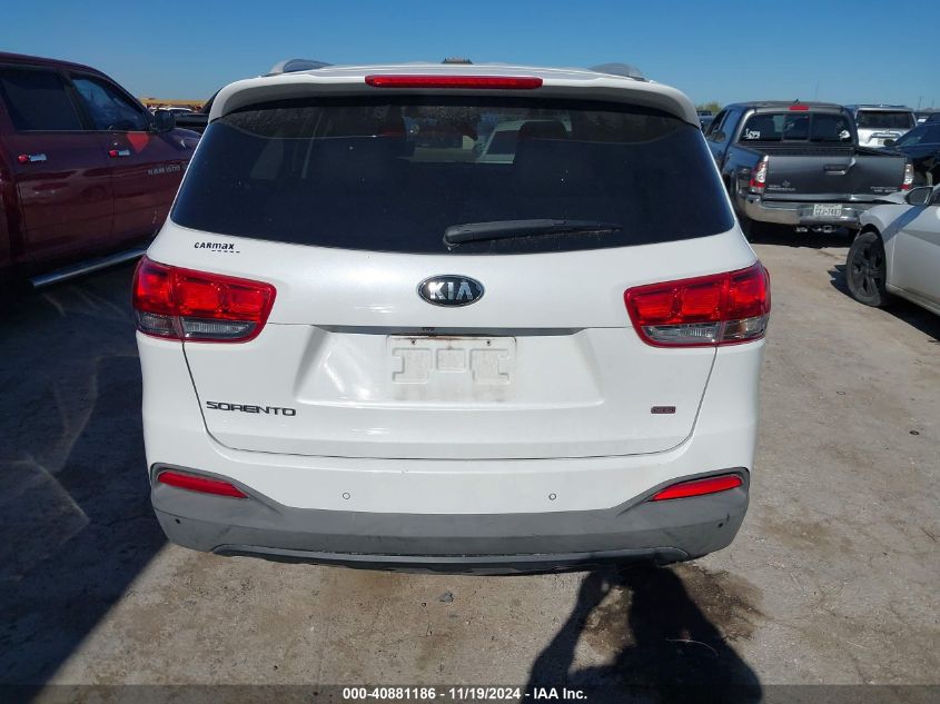 2017 KIA SORENTO 2.4L LX - 5XYPG4A38HG269671