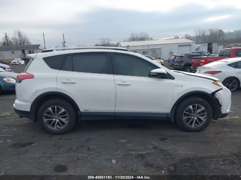 2016 Toyota Rav4 Hybrid Xle VIN: JTMRJREV4GD042056 Lot: 40881193