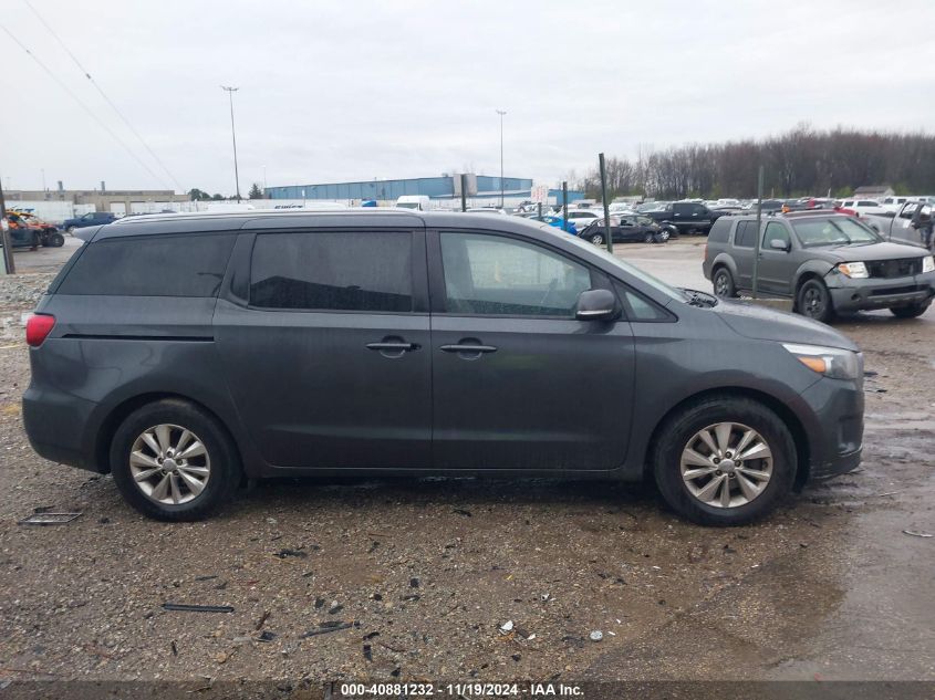 2015 Kia Sedona Lx VIN: KNDMB5C17F6052373 Lot: 40881232