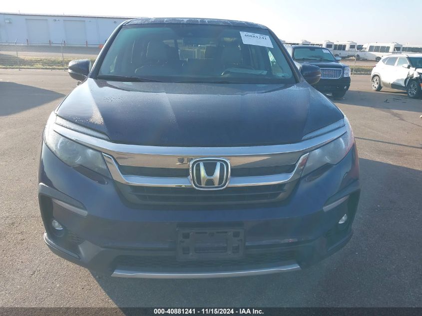 2019 Honda Pilot Ex-L VIN: 5FNYF6H58KB099059 Lot: 40881241