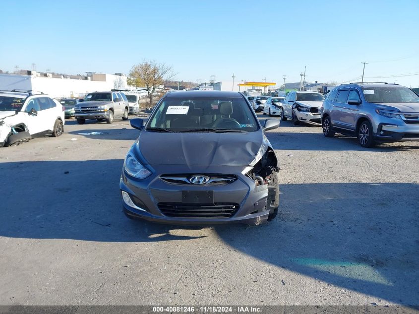 2012 Hyundai Accent Se VIN: KMHCU5AE2CU054384 Lot: 40881246