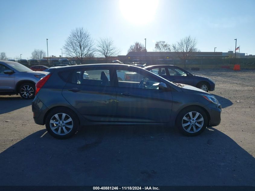 2012 Hyundai Accent Se VIN: KMHCU5AE2CU054384 Lot: 40881246