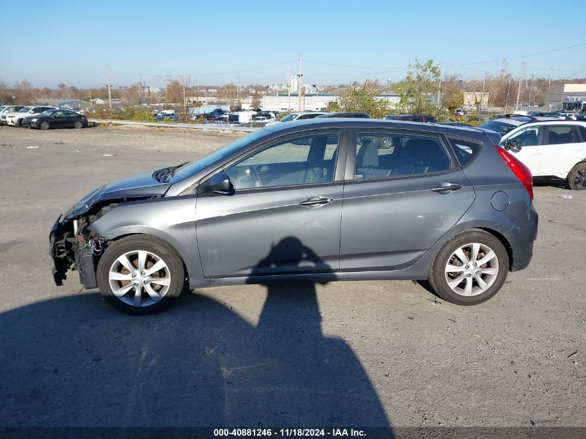 2012 Hyundai Accent Se VIN: KMHCU5AE2CU054384 Lot: 40881246