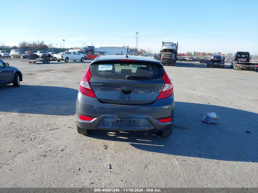 2012 Hyundai Accent Se VIN: KMHCU5AE2CU054384 Lot: 40881246