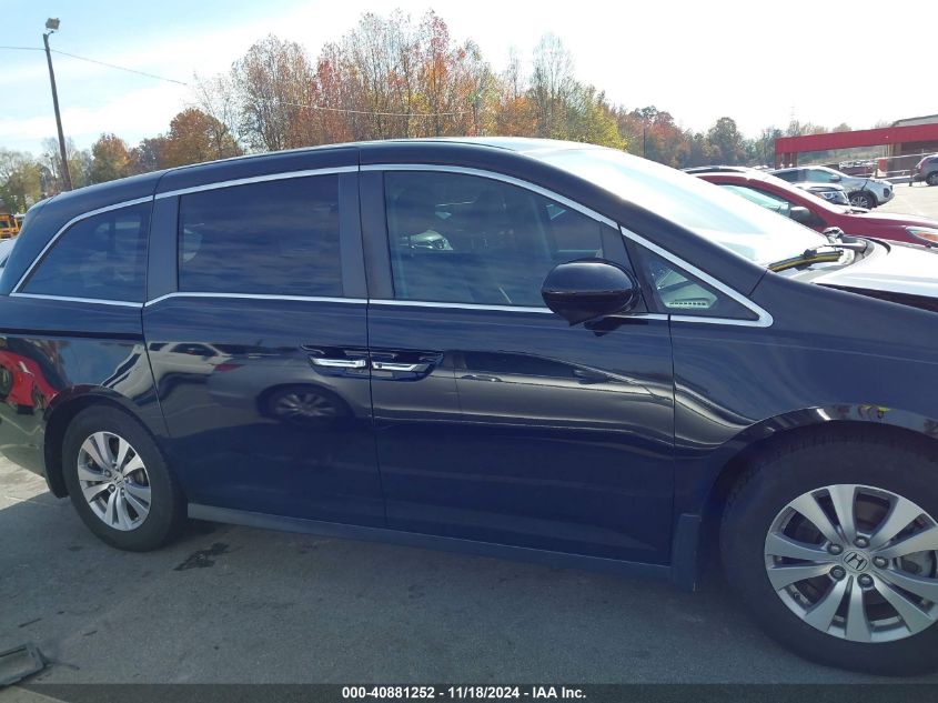 2017 Honda Odyssey Se VIN: 5FNRL5H3XHB020487 Lot: 40881252