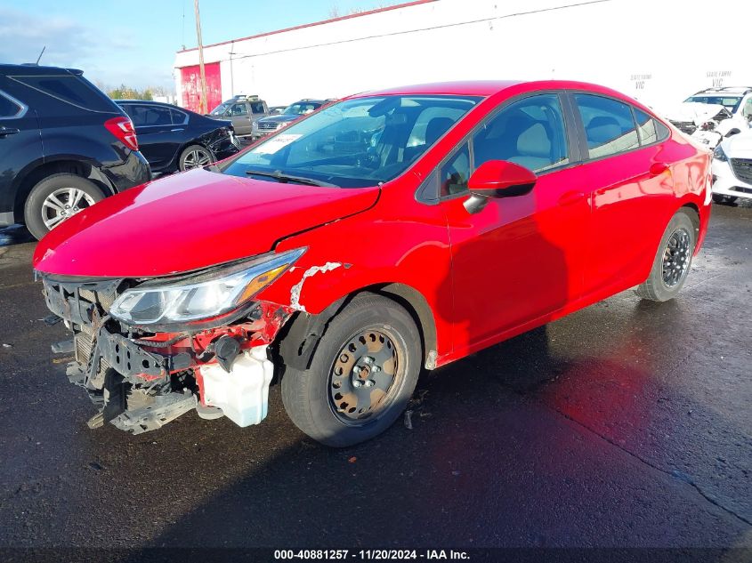 2016 Chevrolet Cruze Ls Auto VIN: 1G1BC5SM3G7288801 Lot: 40881257