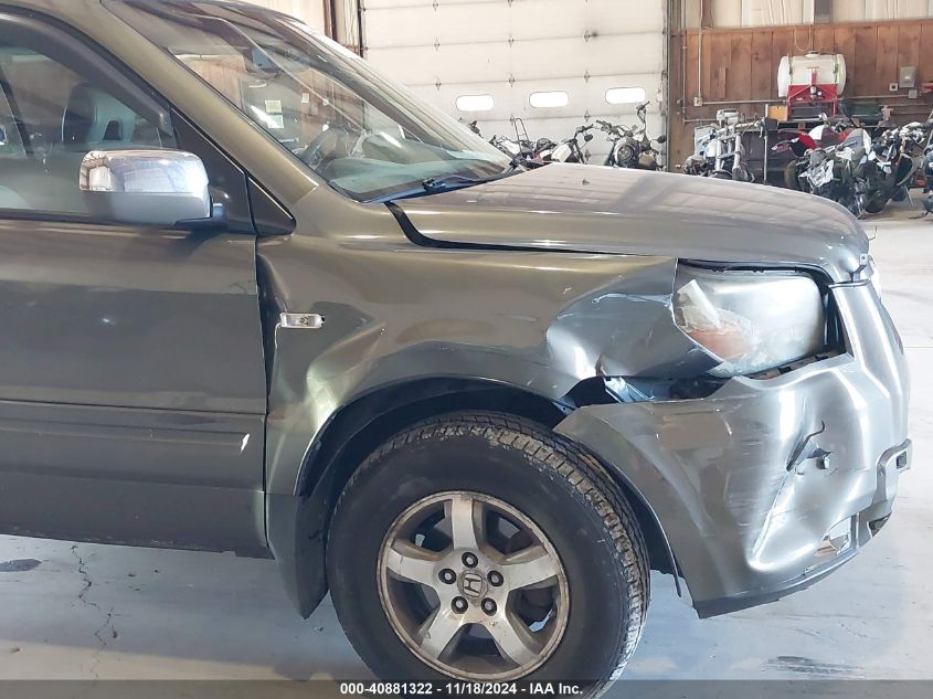 2007 Honda Pilot Ex-L VIN: 2HKYF18537H502666 Lot: 40881322