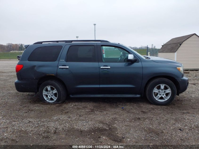 2008 Toyota Sequoia Limited 5.7L V8 VIN: 5TDBY68A08S011431 Lot: 40881330