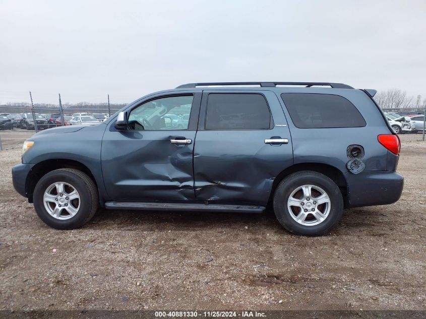 2008 Toyota Sequoia Limited 5.7L V8 VIN: 5TDBY68A08S011431 Lot: 40881330