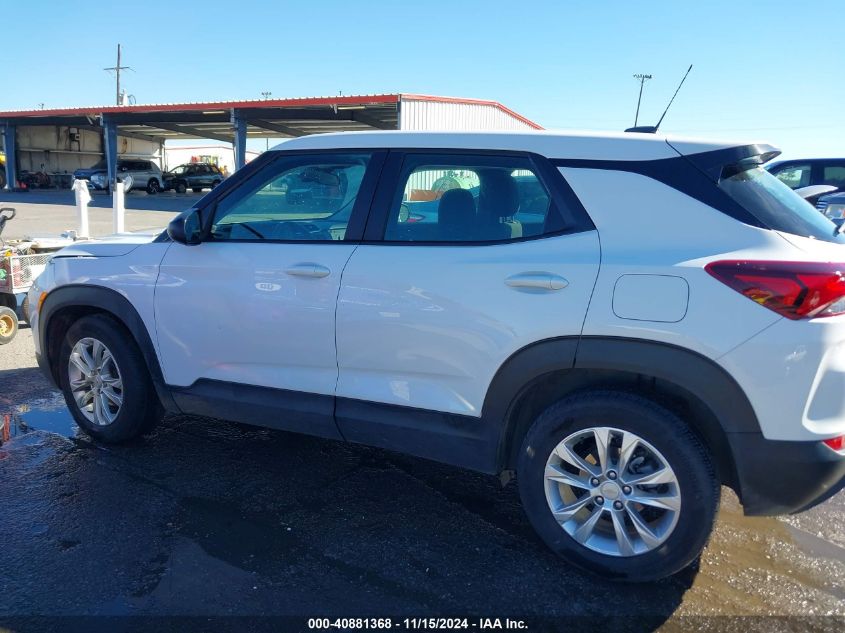 2023 Chevrolet Trailblazer Fwd Ls VIN: KL79MMS29PB154302 Lot: 40881368