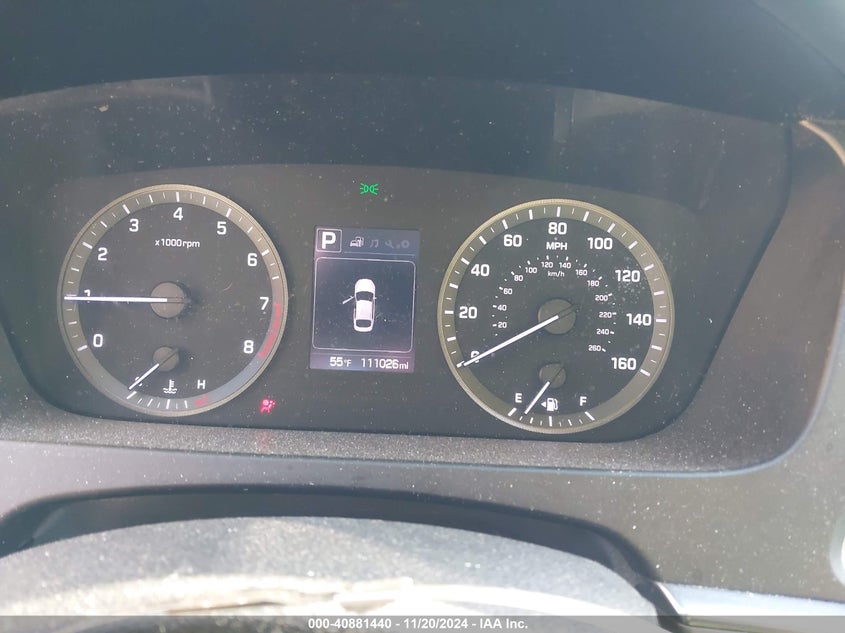 2016 HYUNDAI SONATA VIN: 5NPE24AF0GH435317