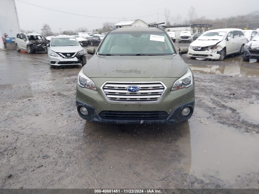 2016 Subaru Outback 2.5I Premium VIN: 4S4BSAFCXG3318268 Lot: 40881451