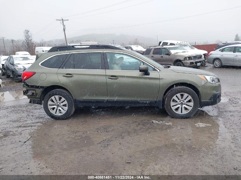 2016 Subaru Outback 2.5I Premium VIN: 4S4BSAFCXG3318268 Lot: 40881451