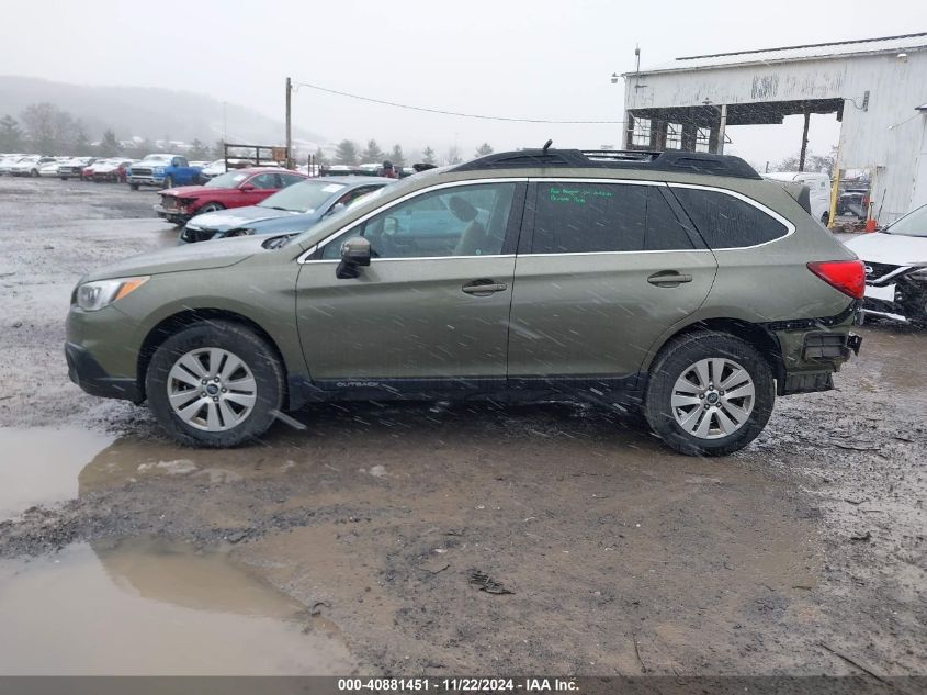 2016 Subaru Outback 2.5I Premium VIN: 4S4BSAFCXG3318268 Lot: 40881451