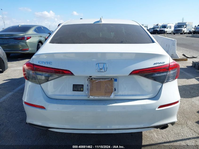 2022 Honda Civic Sport VIN: 2HGFE2F56NH527930 Lot: 40881462