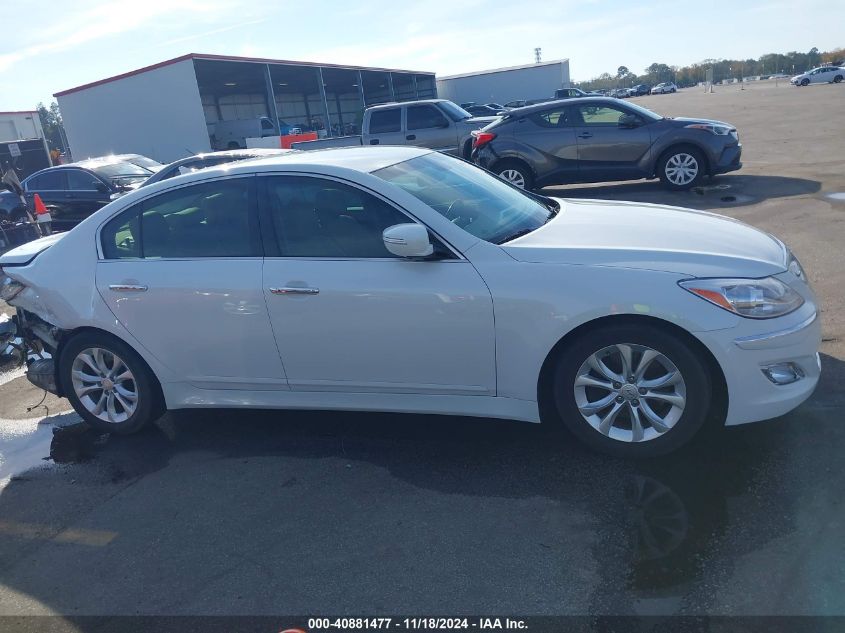 2013 Hyundai Genesis 3.8 VIN: KMHGC4DD7DU245186 Lot: 40881477