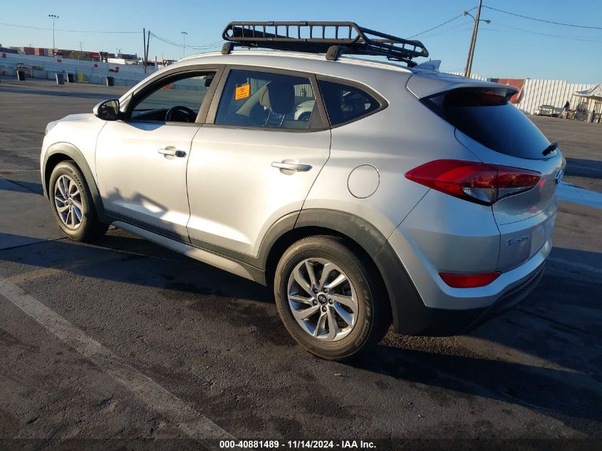 2018 Hyundai Tucson Sel VIN: KM8J33A46JU684783 Lot: 40881489